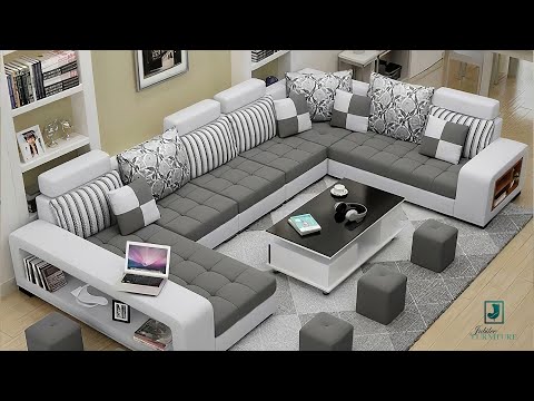 [Daily Deal] Draco Dark Grey & Light Grey Sectional With Right Hand Facing Chaise